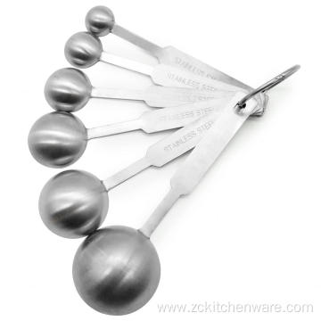 Baking Stainless Steel Measuring Spoon Set With Scale